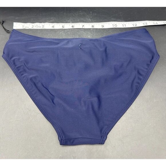 ZYIA NAVY BLUE Bikini Bottom Sz S NEW Pool Beach Summer Vacation Cruise Travel - Picture 7 of 9